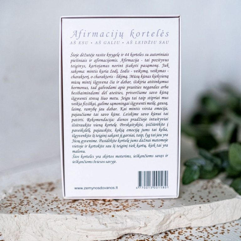 Afirmacijų kortelės moterims