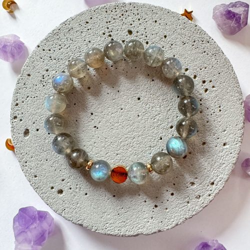 Labradorito kristalo apyrankė