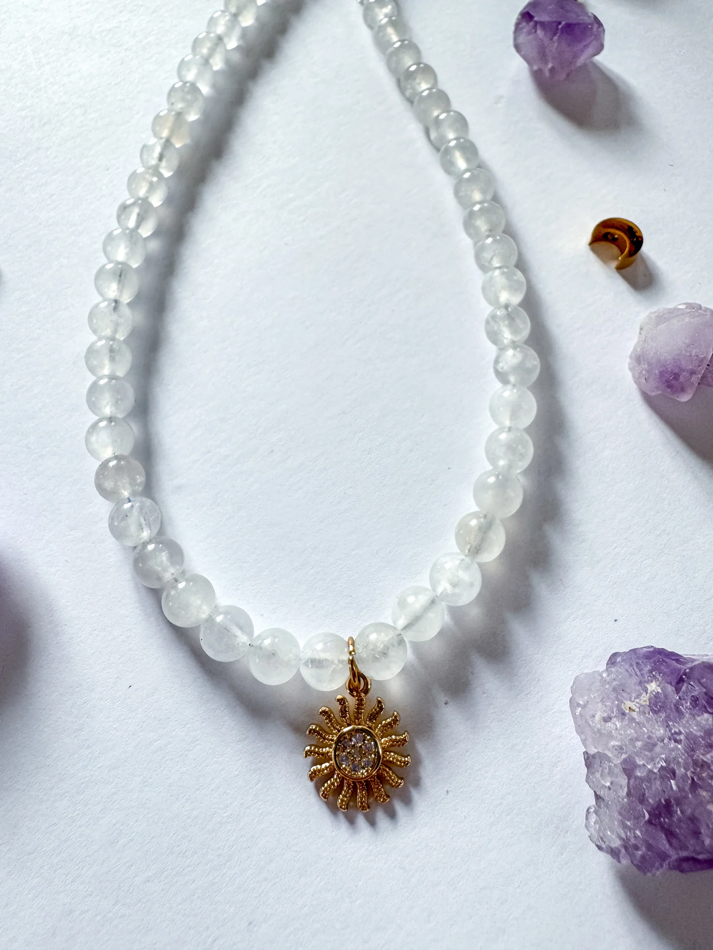 Pakabukas su mėnulio akmeniu „Luna“