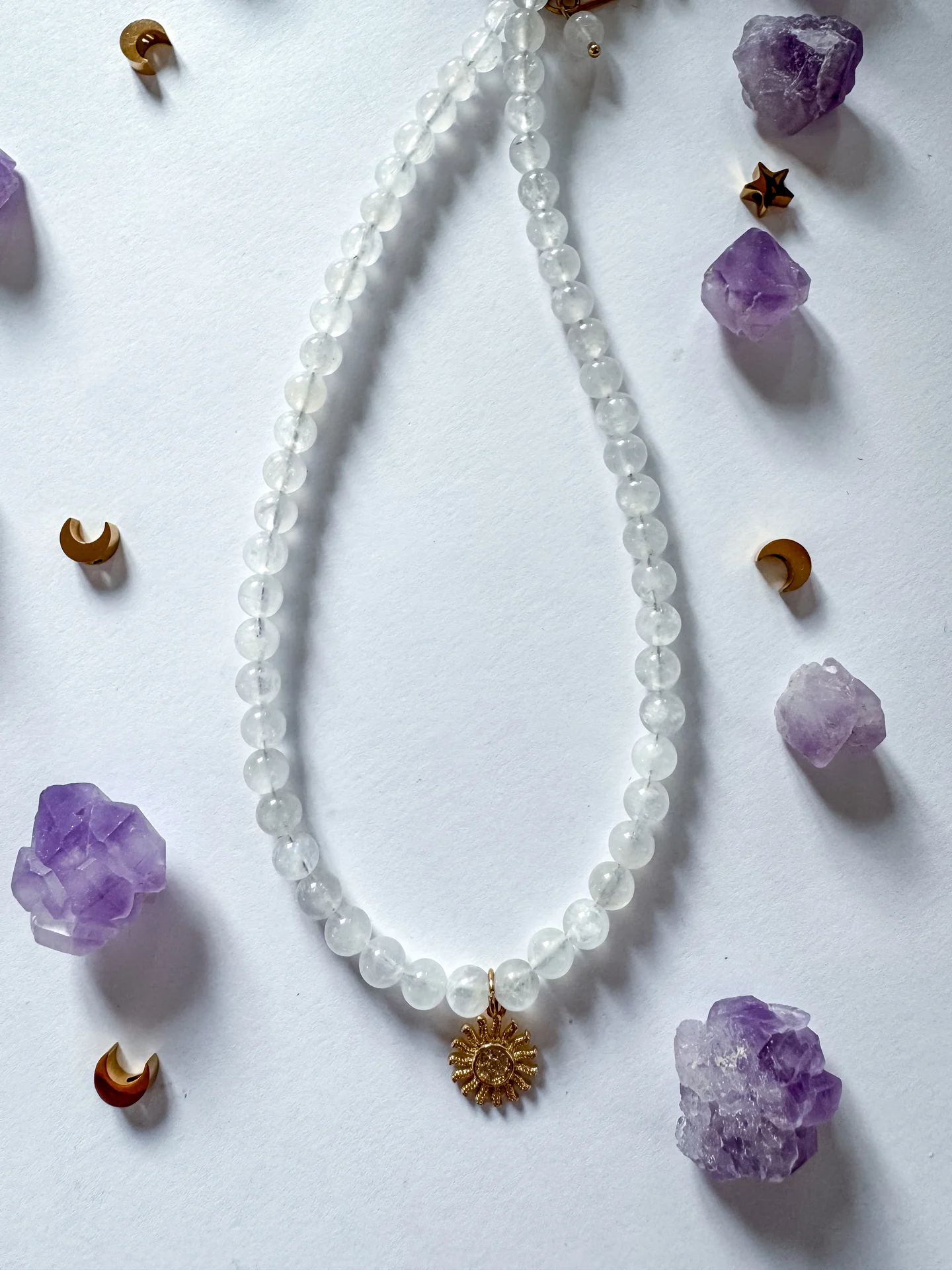 Pakabukas su mėnulio akmeniu „Luna“ - Image 3