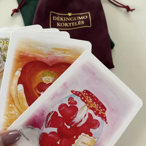 Dėkingumo kortelės įkvėpimui