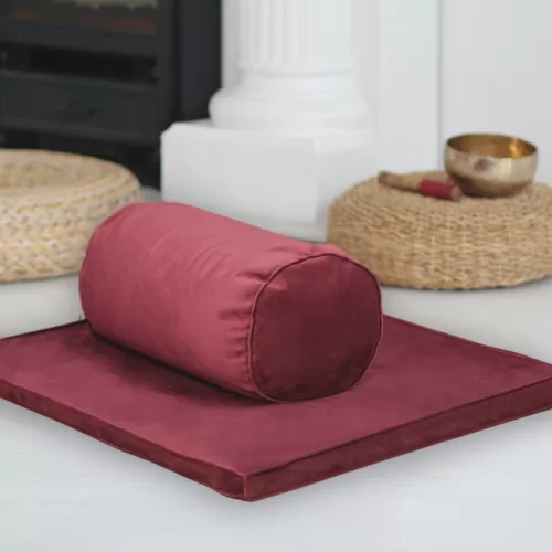 Prabangus meditacijos pagalvėlės ir kilimėlio rinkinys Bolsteris