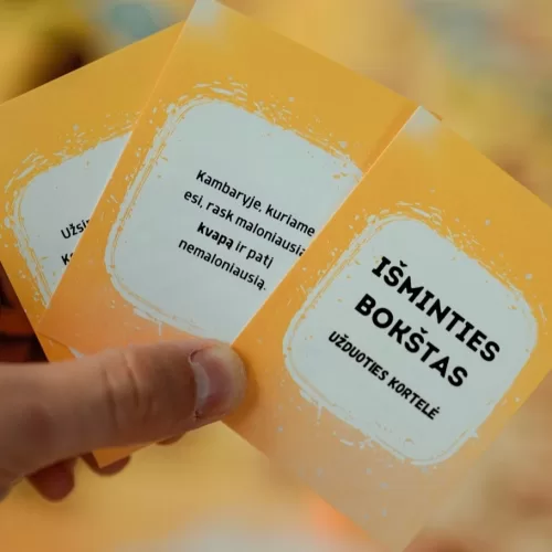 lavinamasis žaidimas mindfulness įgūdžių praktikavimui