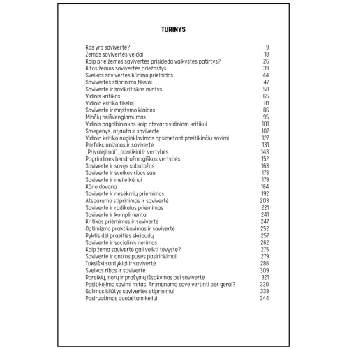 Savivertės galia. Pasirūpinimo savimi knyga