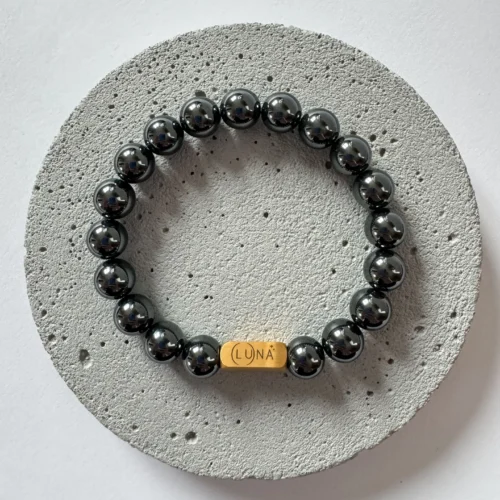 Hematito kristalo apyrankė